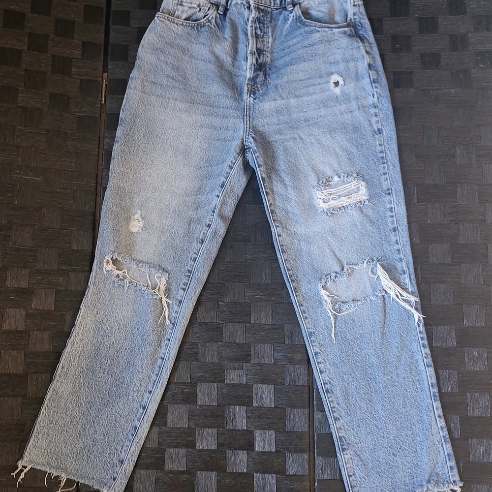 PacSun Light Blue Distressed Boyfriend Jeans